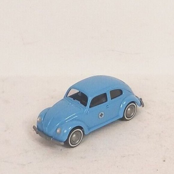 Wiking VW Volkswagon Labor Beetle Hannover 71 Vintage Blue 1:87 Scale Germany